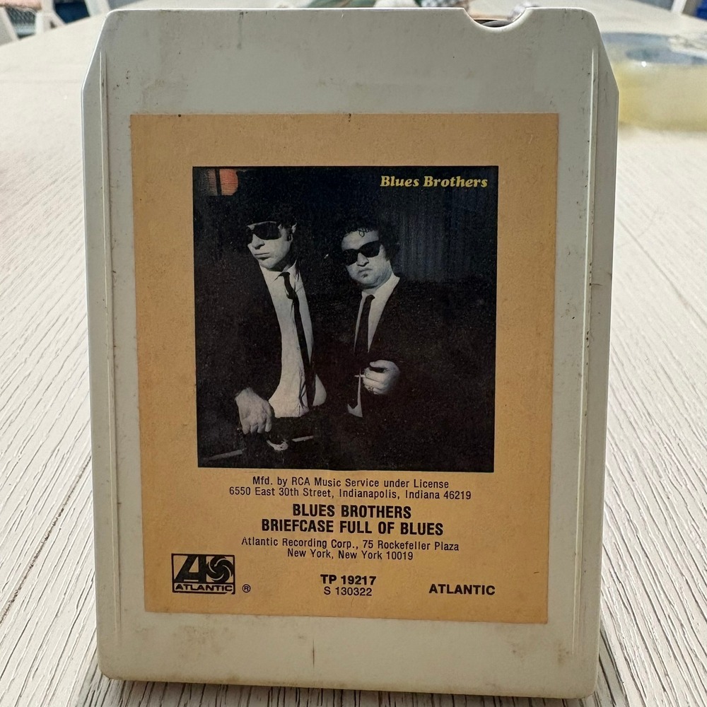 The Blues Brothers Briefcase Full of Blues 8-Track Tape TP 19217 Atlantic 1978